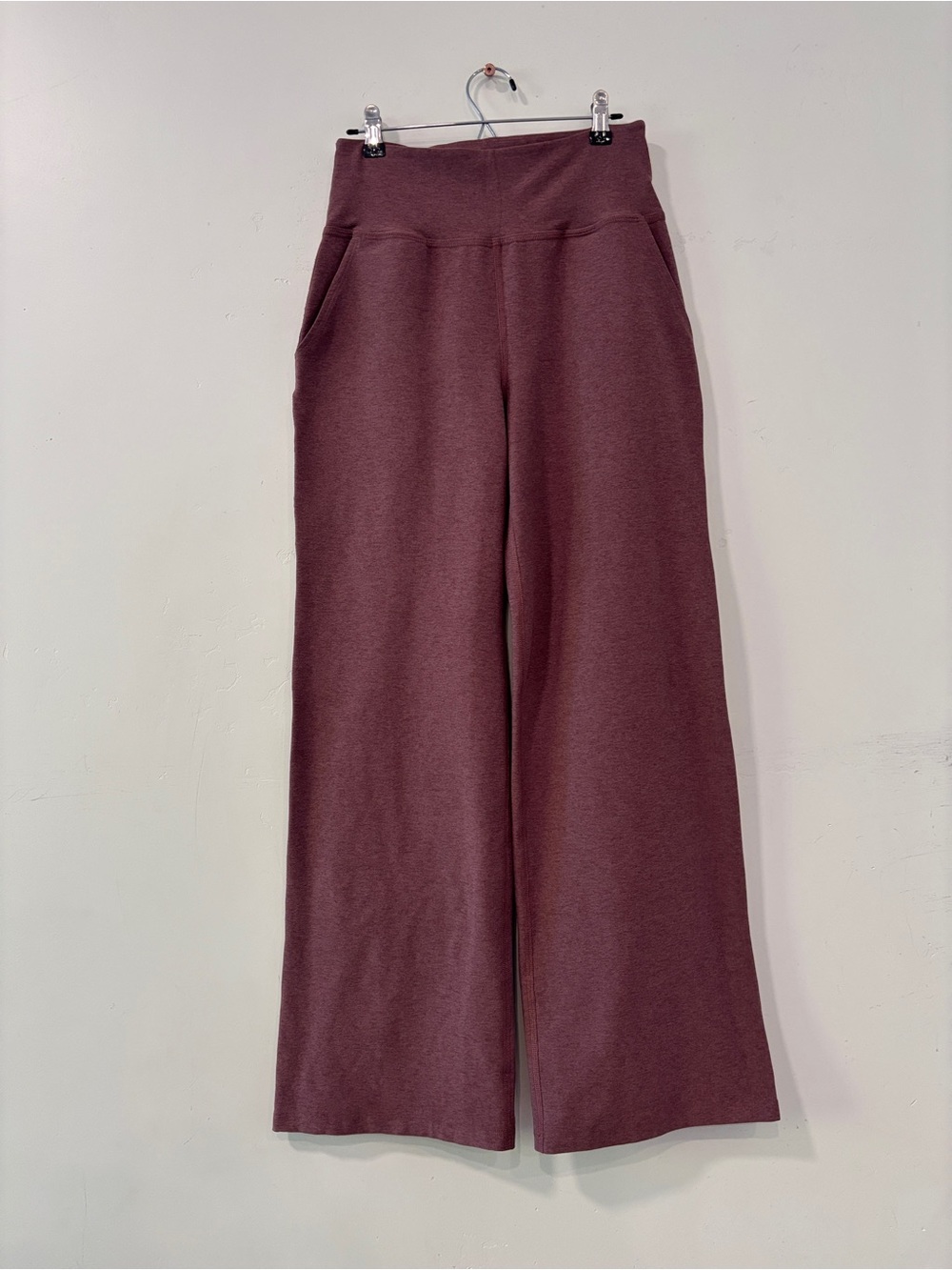 Beyond Yoga Kids Wide-Leg Sweatpants — Burgundy Plum